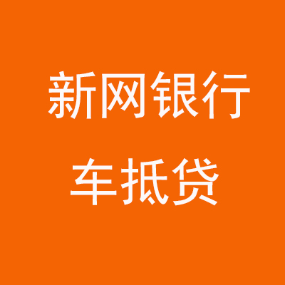 定安新网银行车抵贷